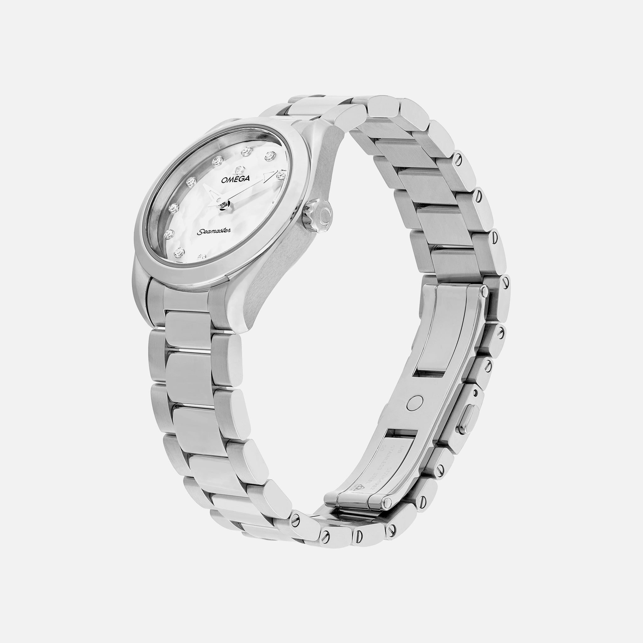 Seamaster Aqua Terra 150M Quartz 28mm Mother-Of-Pearl Dial With Diamonds(1:1 replica)