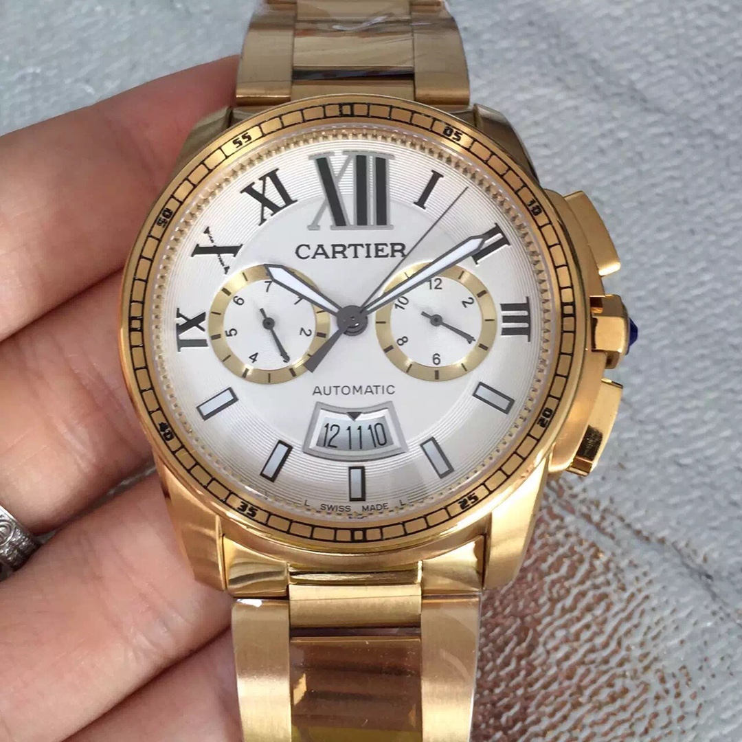 Cartier Calibre Chronograph Men's Watch(1:1 replica)