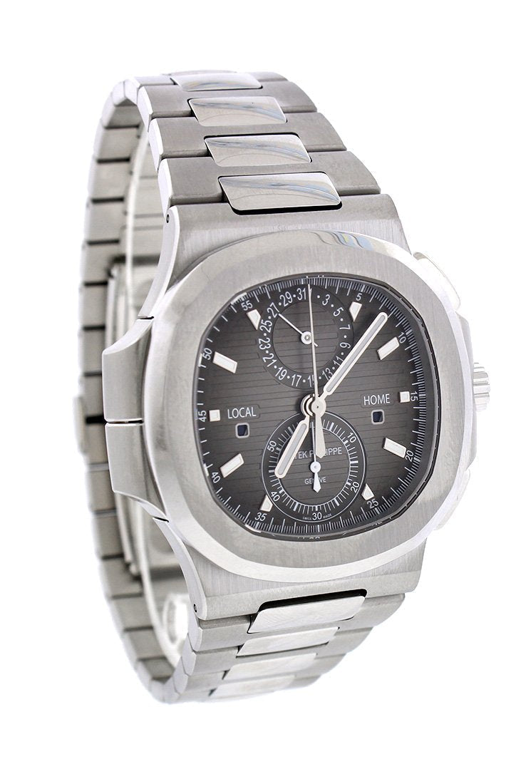 Patek Philippe Nautilus Travel Time Chronograph Stainless Steel Automatic Men's Watch 5990-1A-001(1:1 replica)