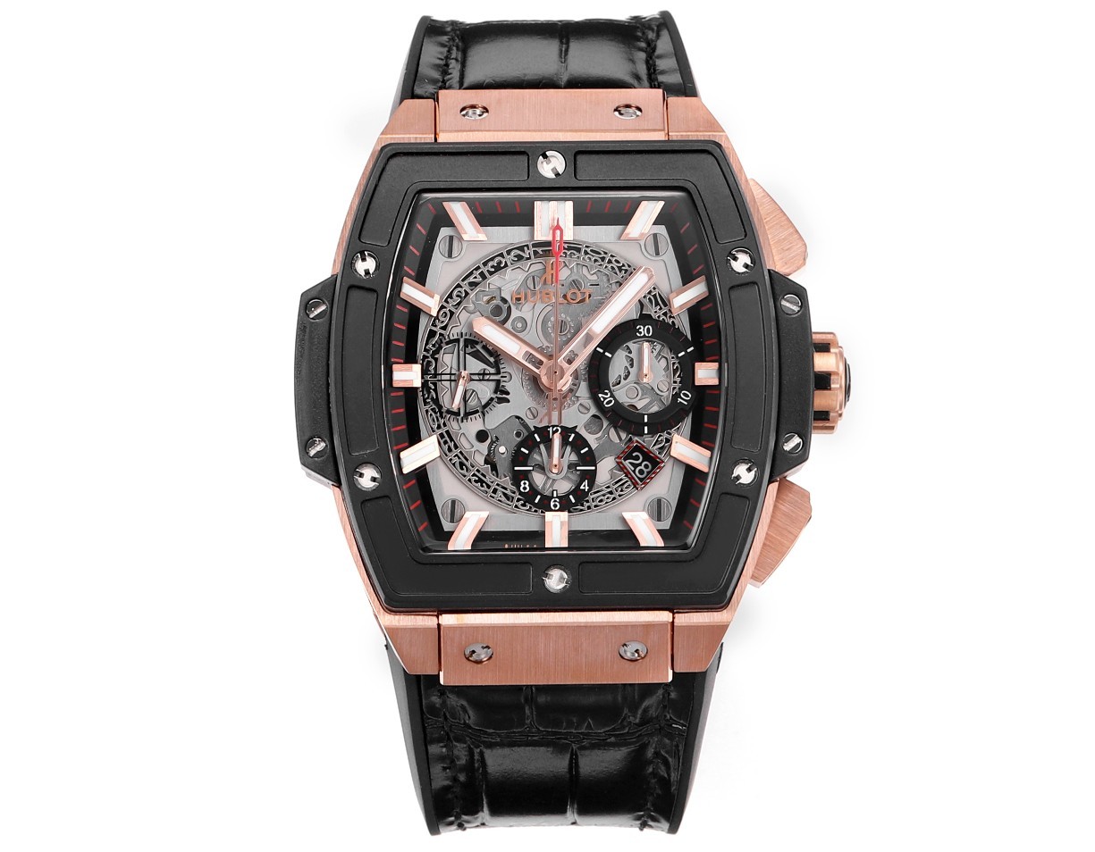 Hublot SPIRIT OF BIG BANG Chronograph, 45 mm Textured rubber strap(1:1 replica)