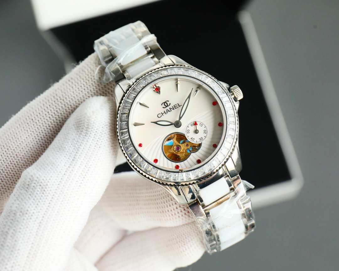 CHANEL🌸🌸🌸🌸 Crafted Jewellery Precision Ceramic Bracelet Diameter 35mm - 1(1:1 replica)