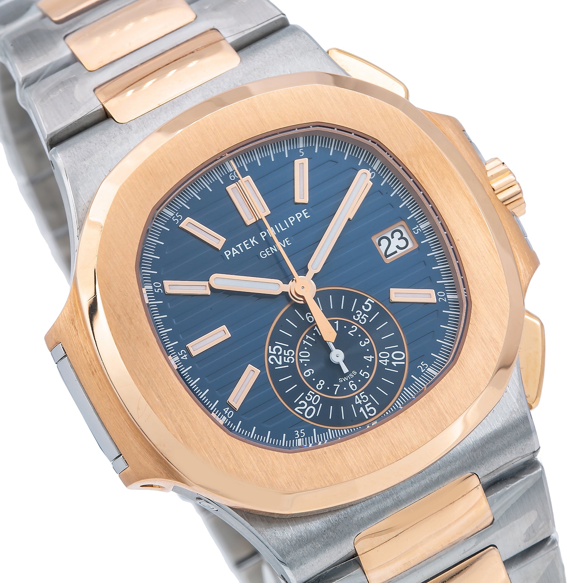 Patek Philippe Nautilus 5980/1AR 40MM Blue Dial With Two Tone Bracelet(1:1 replica)