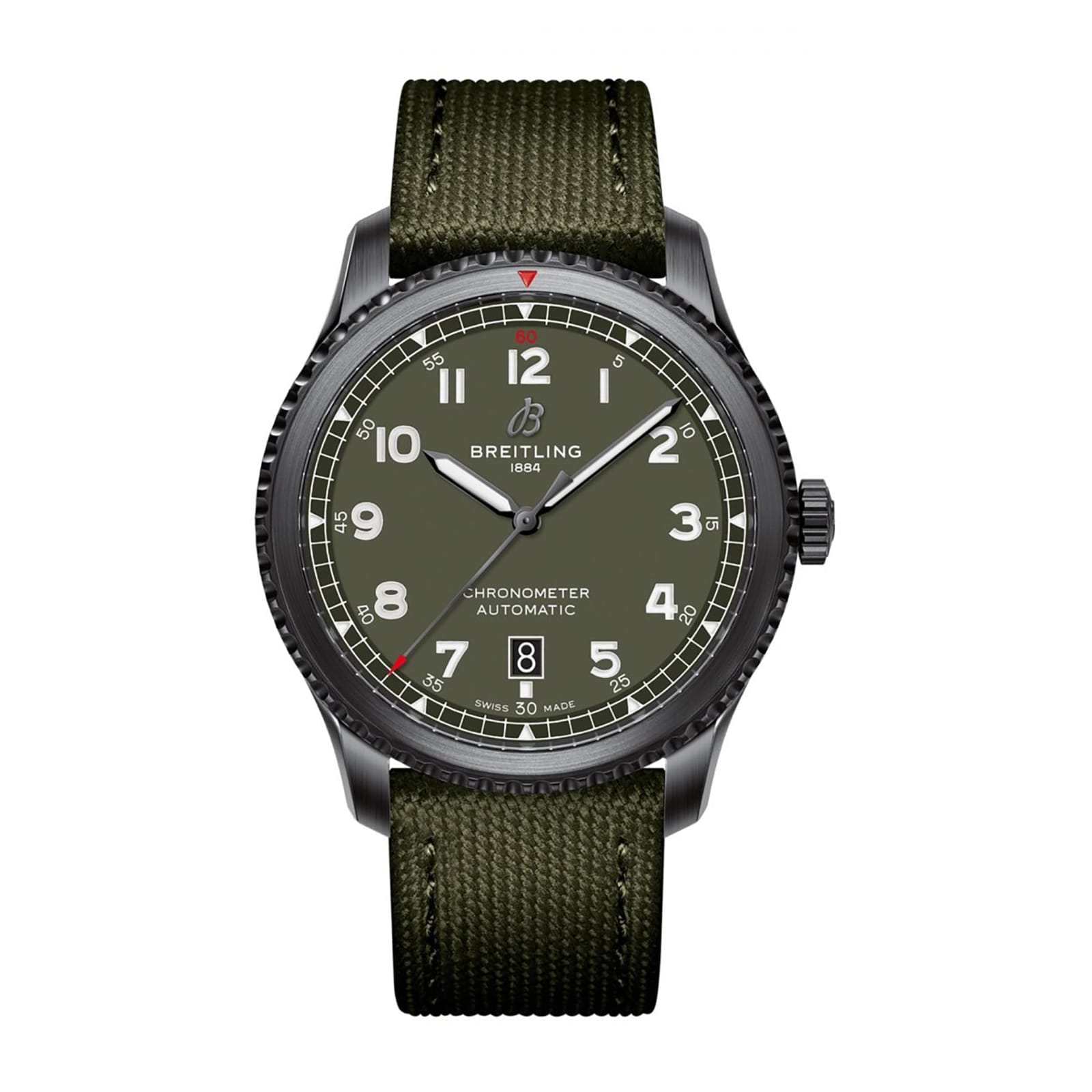 Fake Breitling Replica Watches AVIator 8 Automatic 41 Black Steel Curtiss Warhawk(1:1 replica)