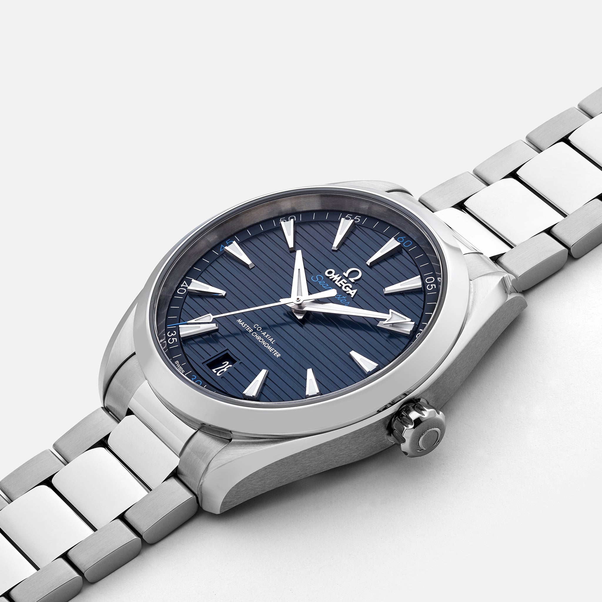 Seamaster Aqua Terra 150M Co-Axial Master Chronometer 41mm Blue Dial On Bracelet(1:1 replica)
