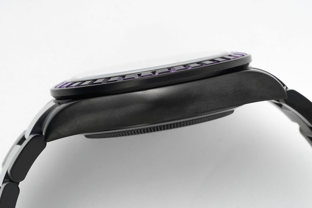 Rolex Daytona Blaken with Black DLC Coating - Modified Blue Diamond - Black(1:1 replica)