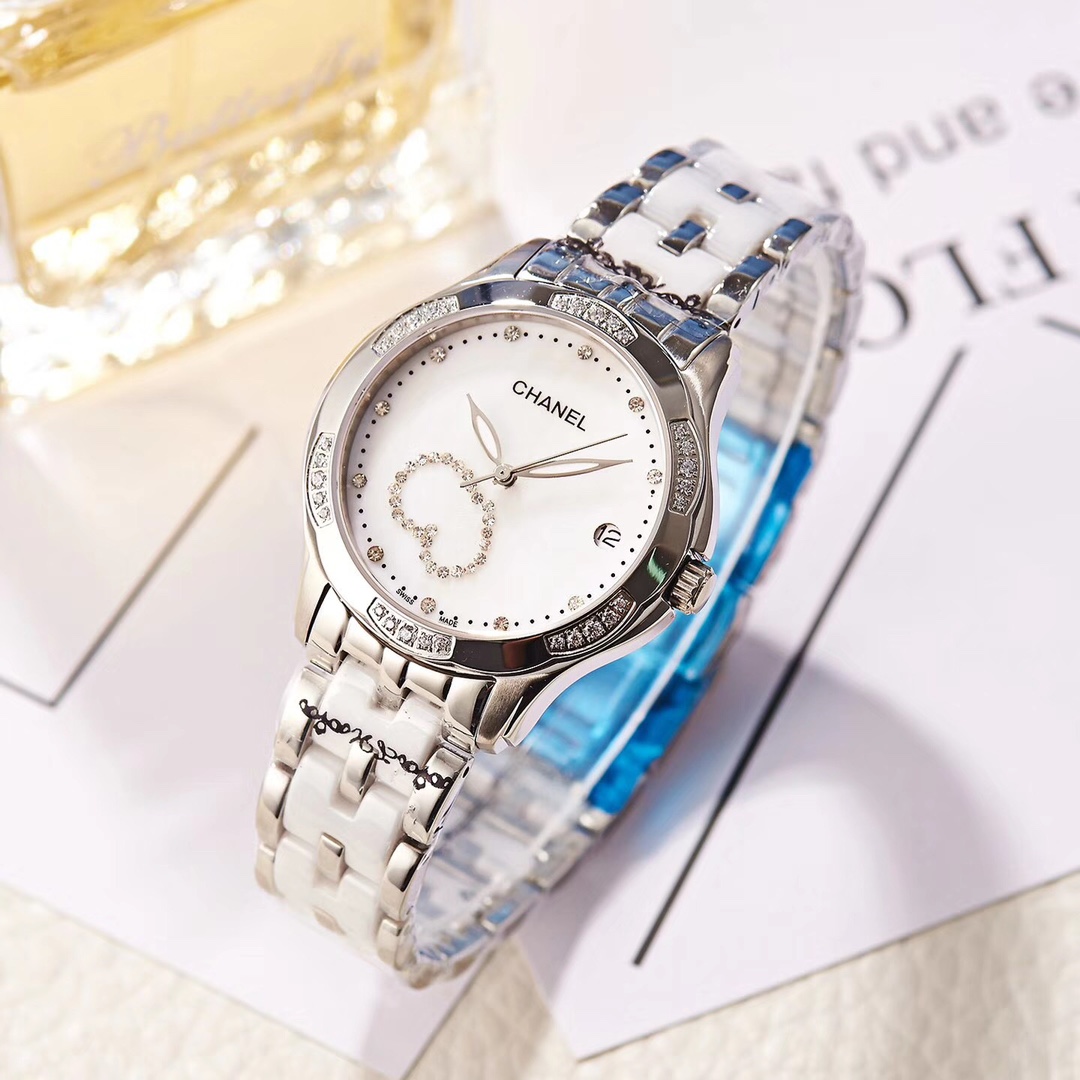 CHANEL Goddess quartz watch Imported quartz-3 hands diameter 34mm(1:1 replica)