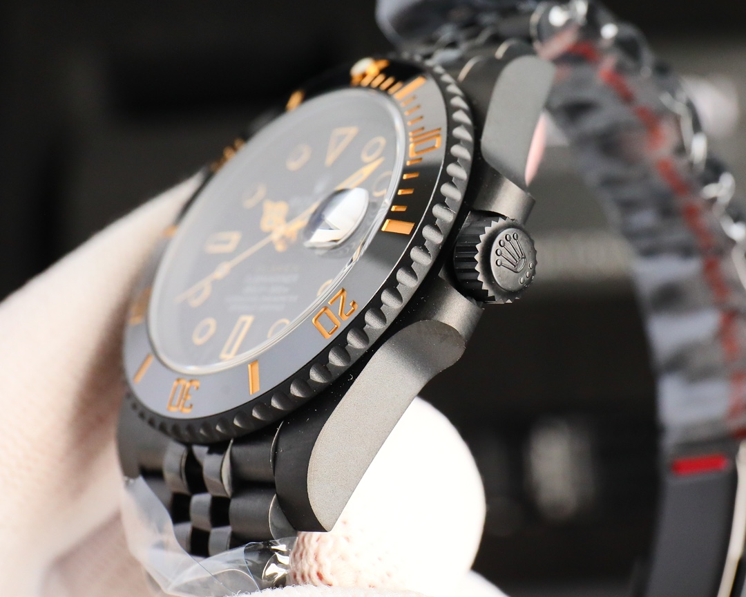 Rolex Dark Legend Submariner - DLC Blackened Finish - 40MM - Gold(1:1 replica)