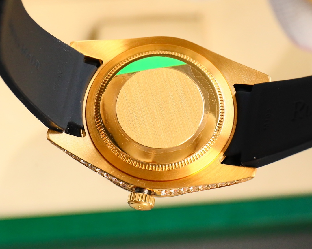 Rolex Logbook Full Luxury-Roman Diamond Dial-18k Nano-Technology 41MM-Golden(1:1 replica)