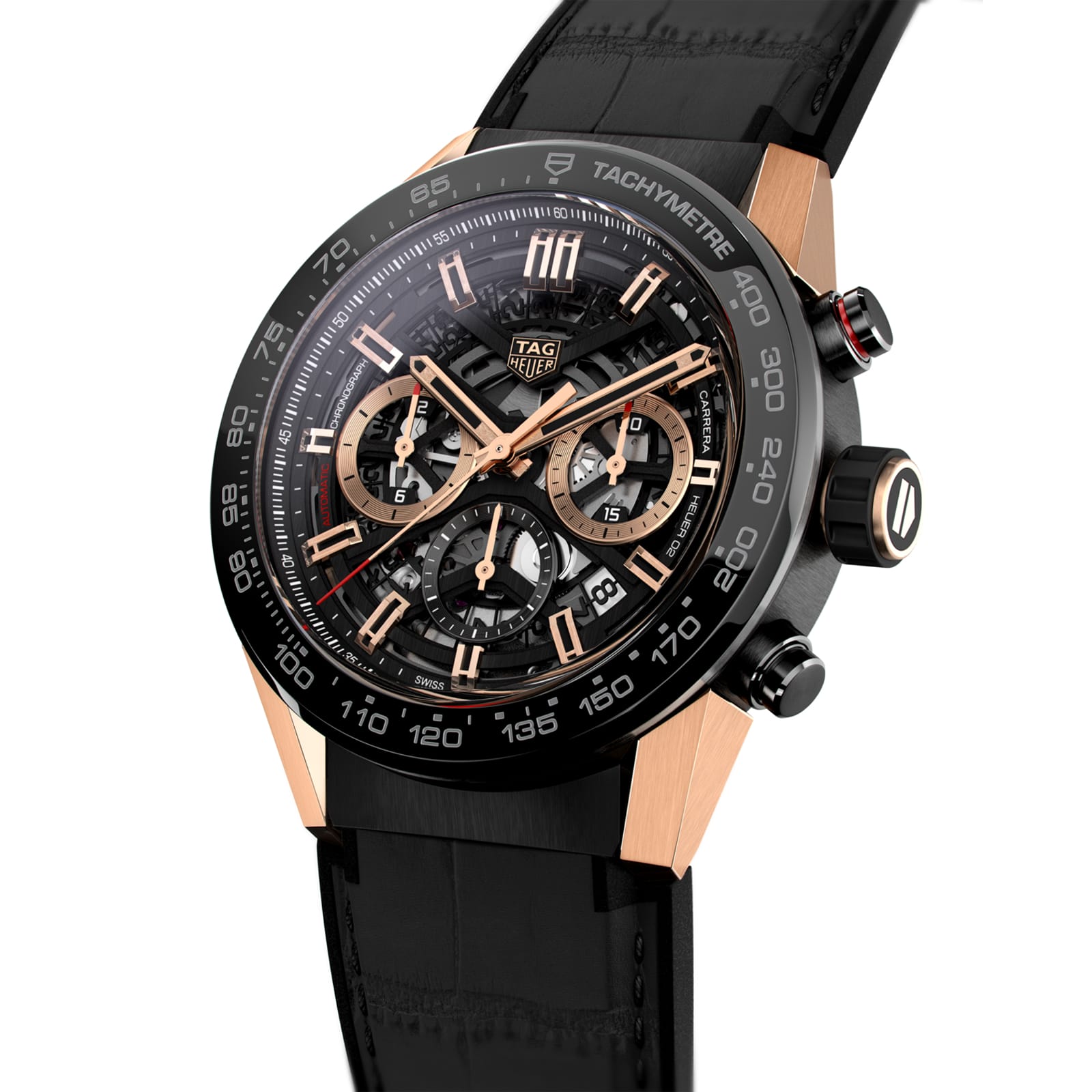 TAG Heuer Replica Watch Carrera Chronograph Automatic 45 mm Steel and Gold(1:1 replica)