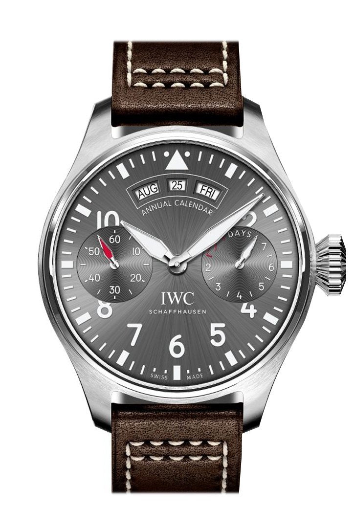 IWC Big Pilots Annual Calendar Spitfire Automatic Grey Dial 42mm Men's Watch IW502702(1:1 replica)