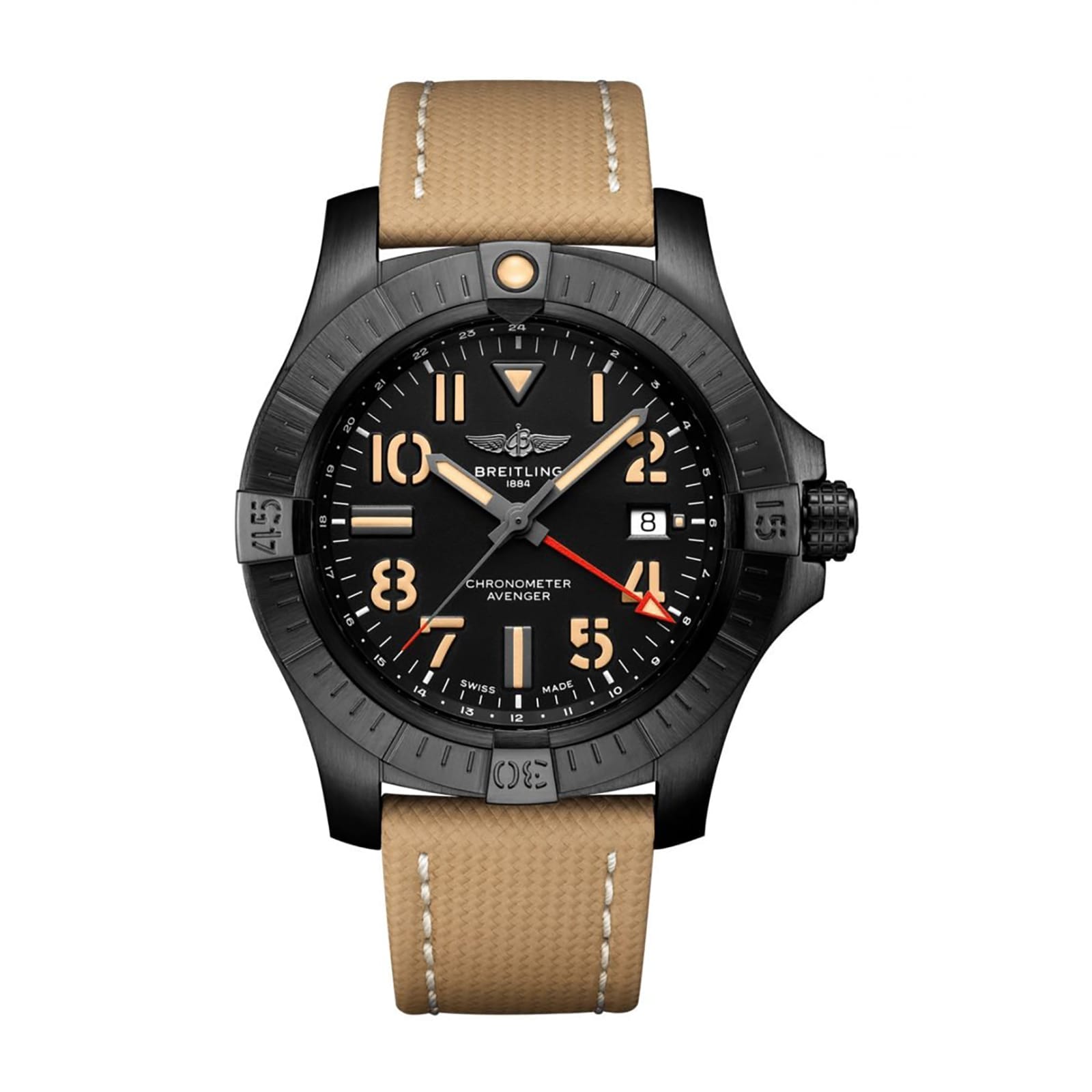 Fake Breitling Replica Watches Avenger Automatic Gmt 45 Night Mission(1:1 replica)