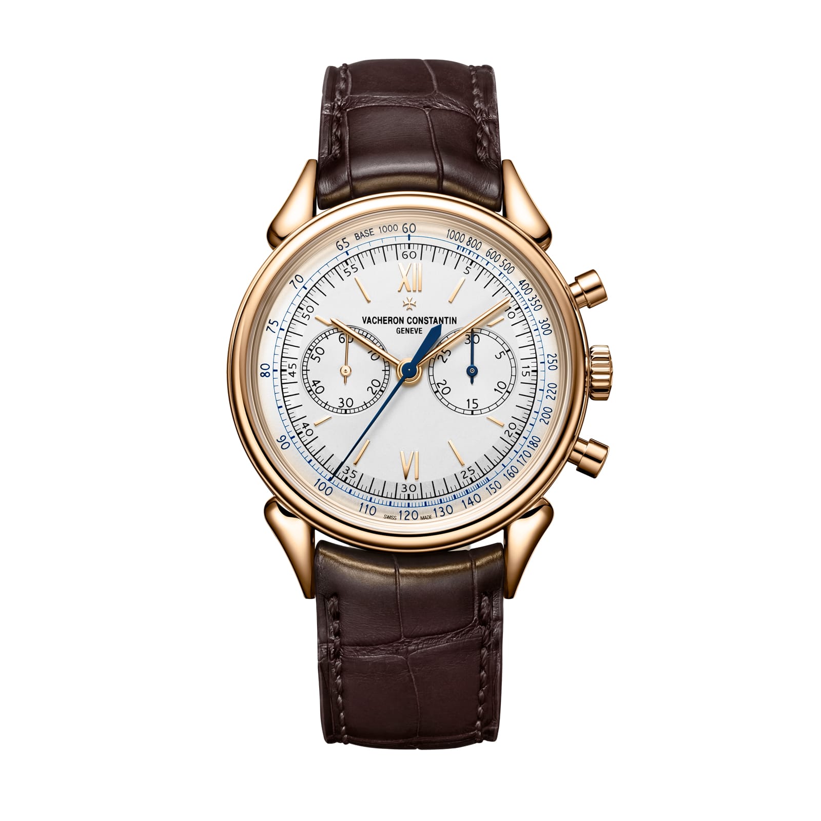 Replica Watches Fake Vacheron Constantin Historiques Cornes de vache 1955 38.5 MM PINK GOLD(1:1 replica)