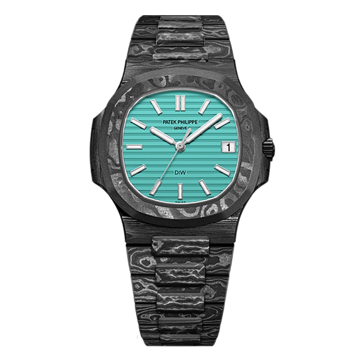 Best Fake Patek Philippe Replica Watch Nautilus All Carbon Celeste The Black Grail Project(1:1 replica)