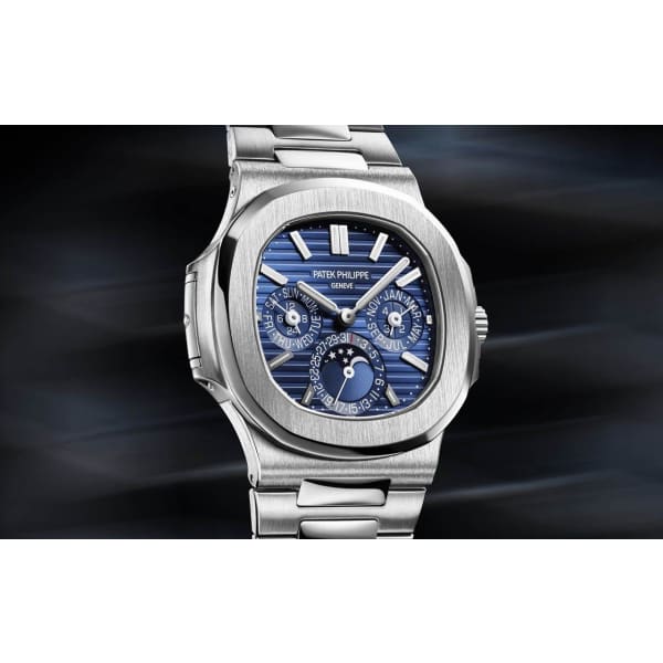 Patek Philippe Nautilus White Gold 5740-1G-001 with Blue Sunburst dial(1:1 replica)