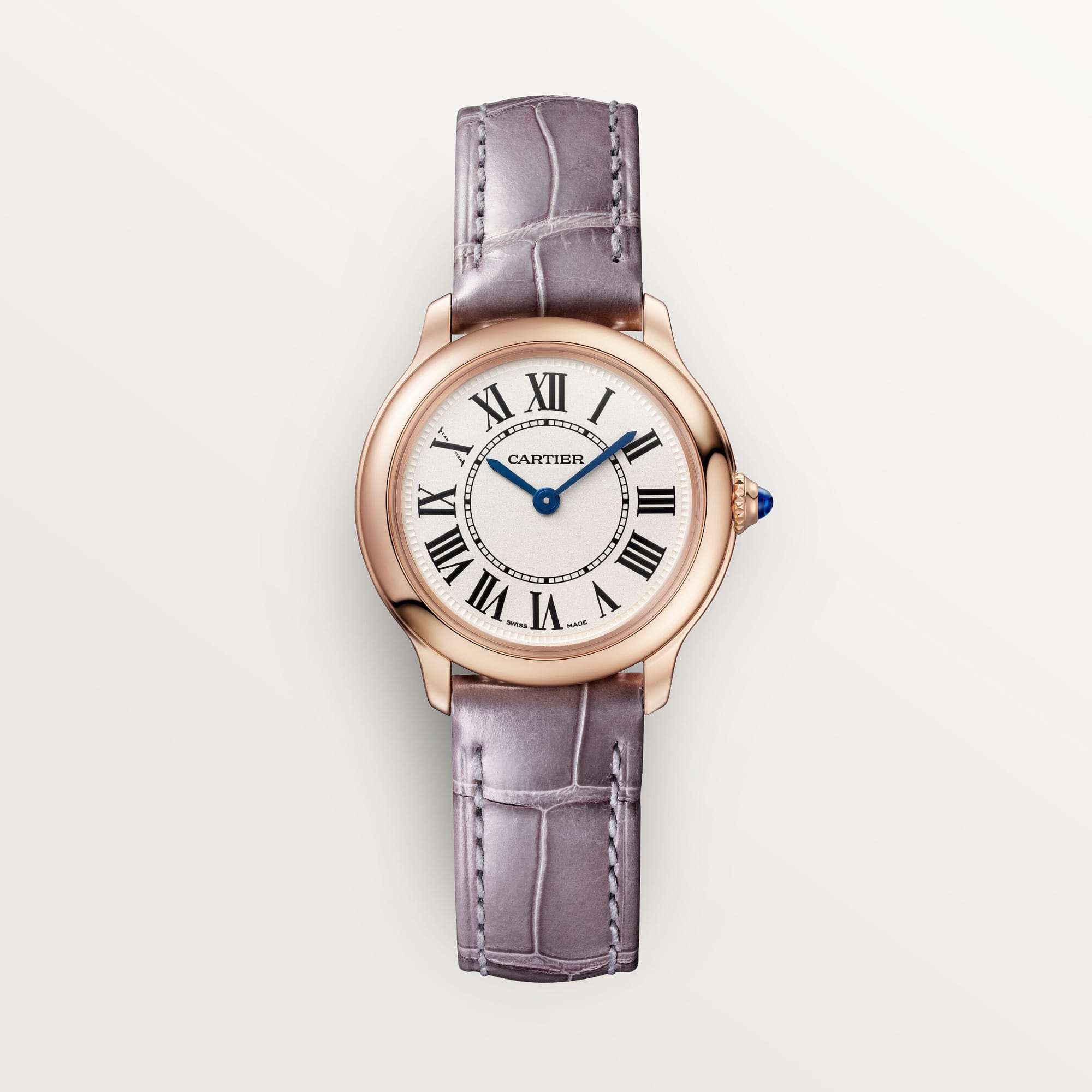 Ronde Louis fake cartier watch 29 mm quartz movement(1:1 replica)