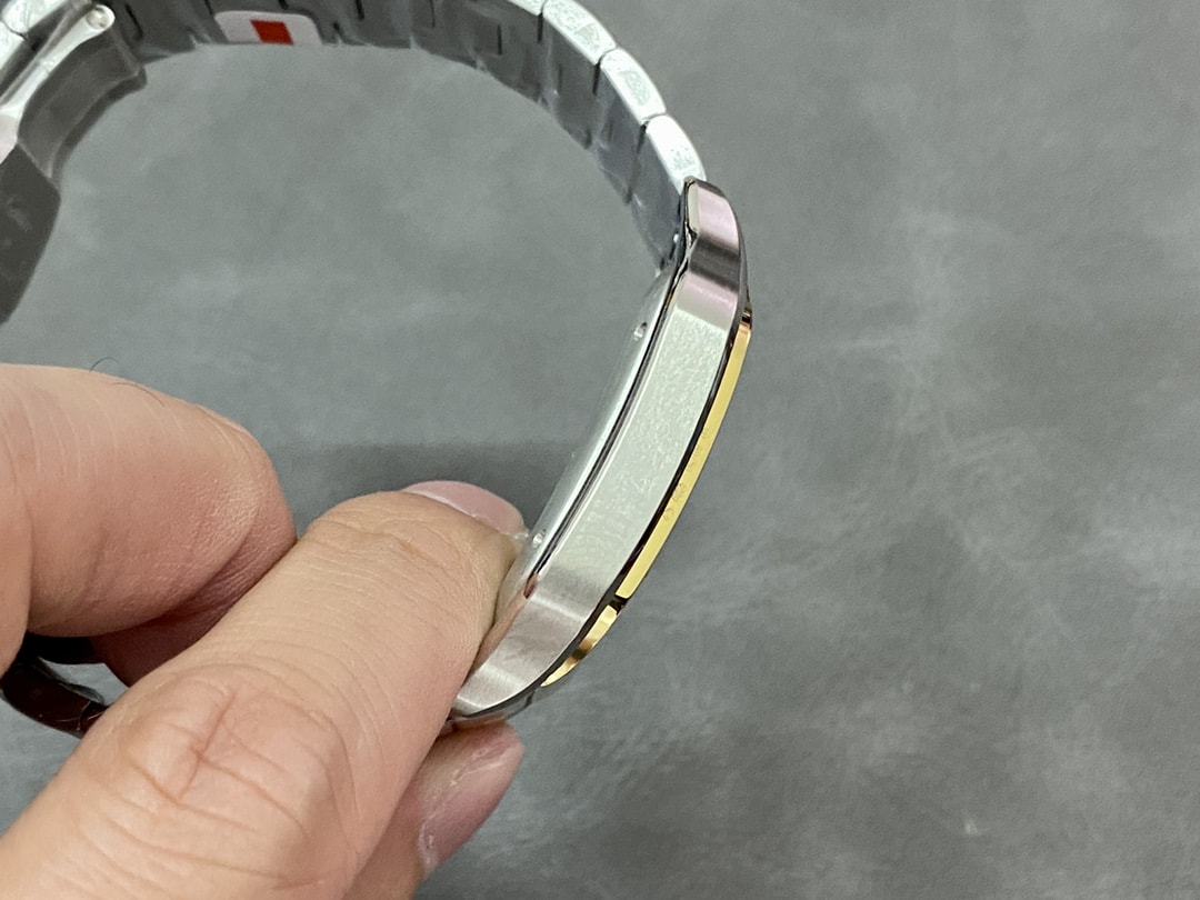 Fake cartier watch Santos large model mechanical movement Steel/Yellow Gold W2SA0009 BVF(1:1 replica)