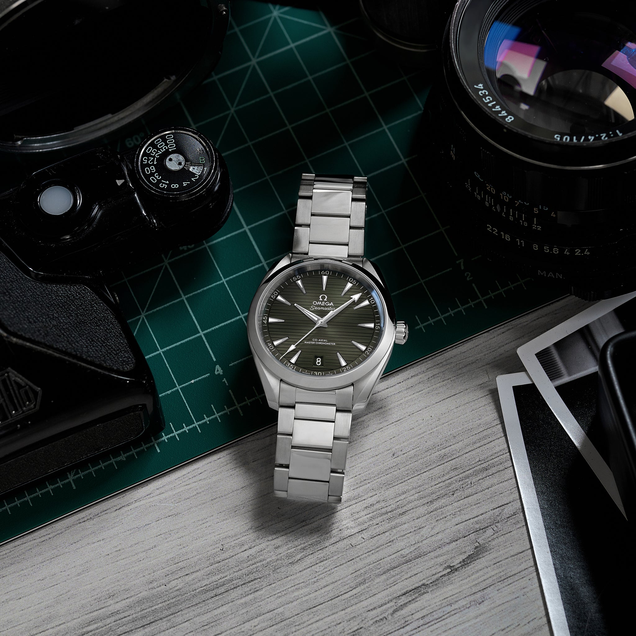 Seamaster Aqua Terra 150M Co-Axial Master Chronometer 41mm Green Dial On Bracelet(1:1 replica)