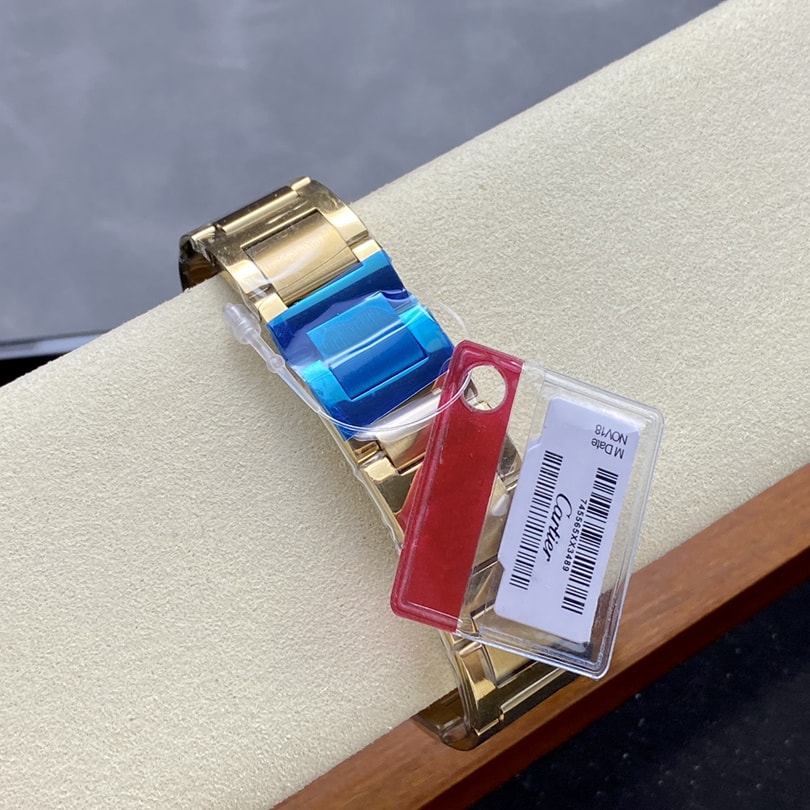 Fake Cartier Watch Ballon Bleu de Cartier Yellow Gold 36mm Silver Dial WGBB0046 mechanical movement(1:1 replica)