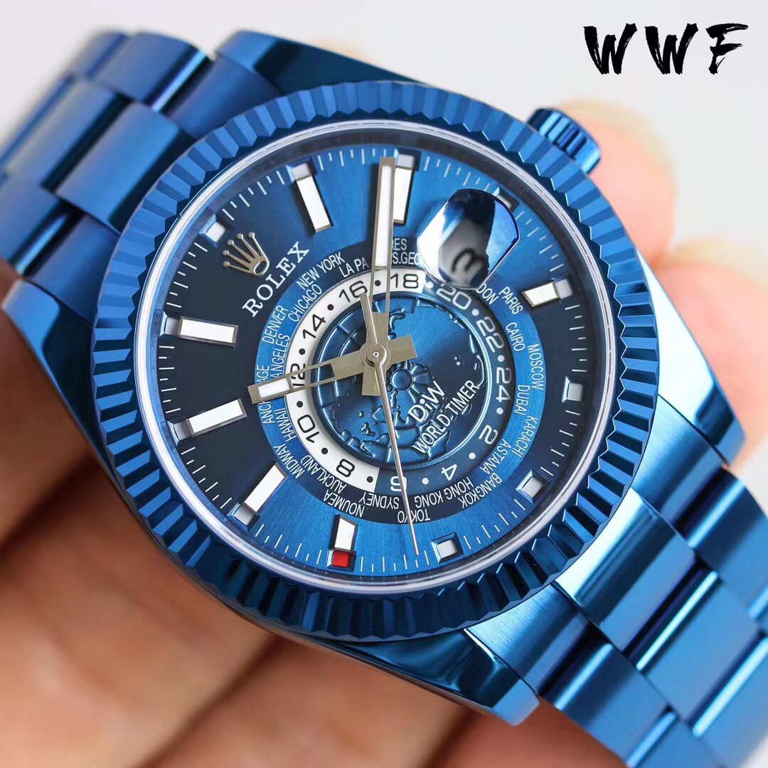 Rolex Skywalker ROLEX Series - DIW Modified - 40MM - Dark Blue(1:1 replica)