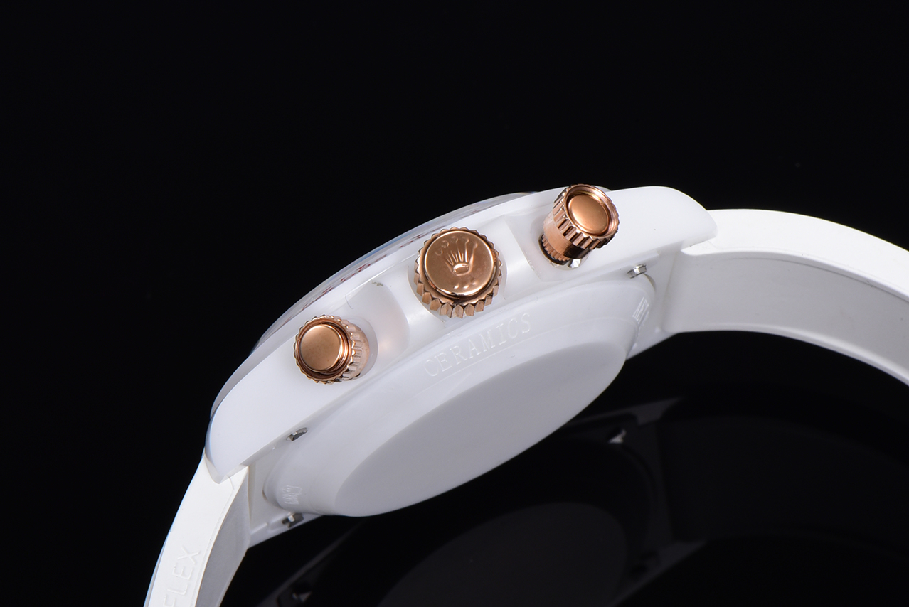 Rolex Daytona-AET x ROLEX x Picasso Crossover-Charles the Great-White(1:1 replica)