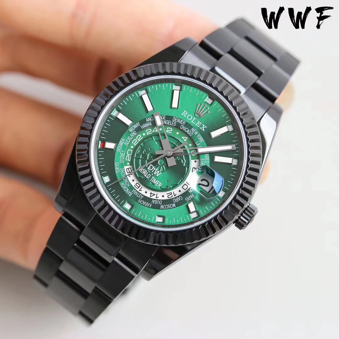 Rolex Skywalker ROLEX Series - DIW Modified - 40MM - Green(1:1 replica)