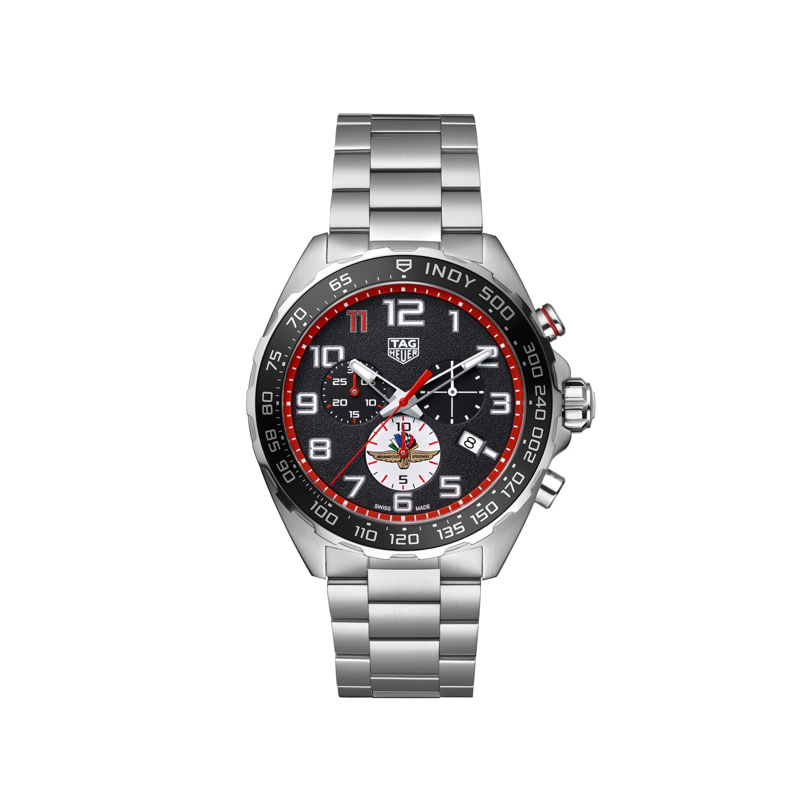 TAG Heuer Replica Watch Formula 1 Chronograph X Indy 500 Quartz 43 mm Steel(1:1 replica)