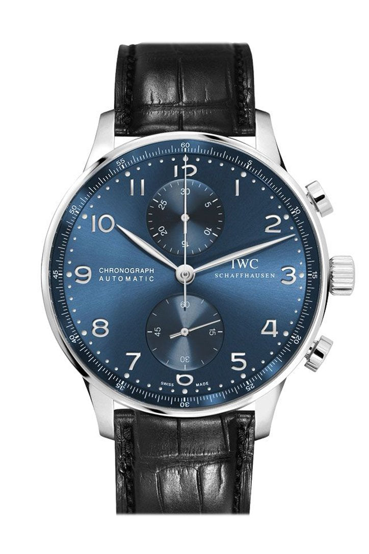 IWC Portugieser Automatic Chronograph Blue Dial Men's Watch IW371491(1:1 replica)