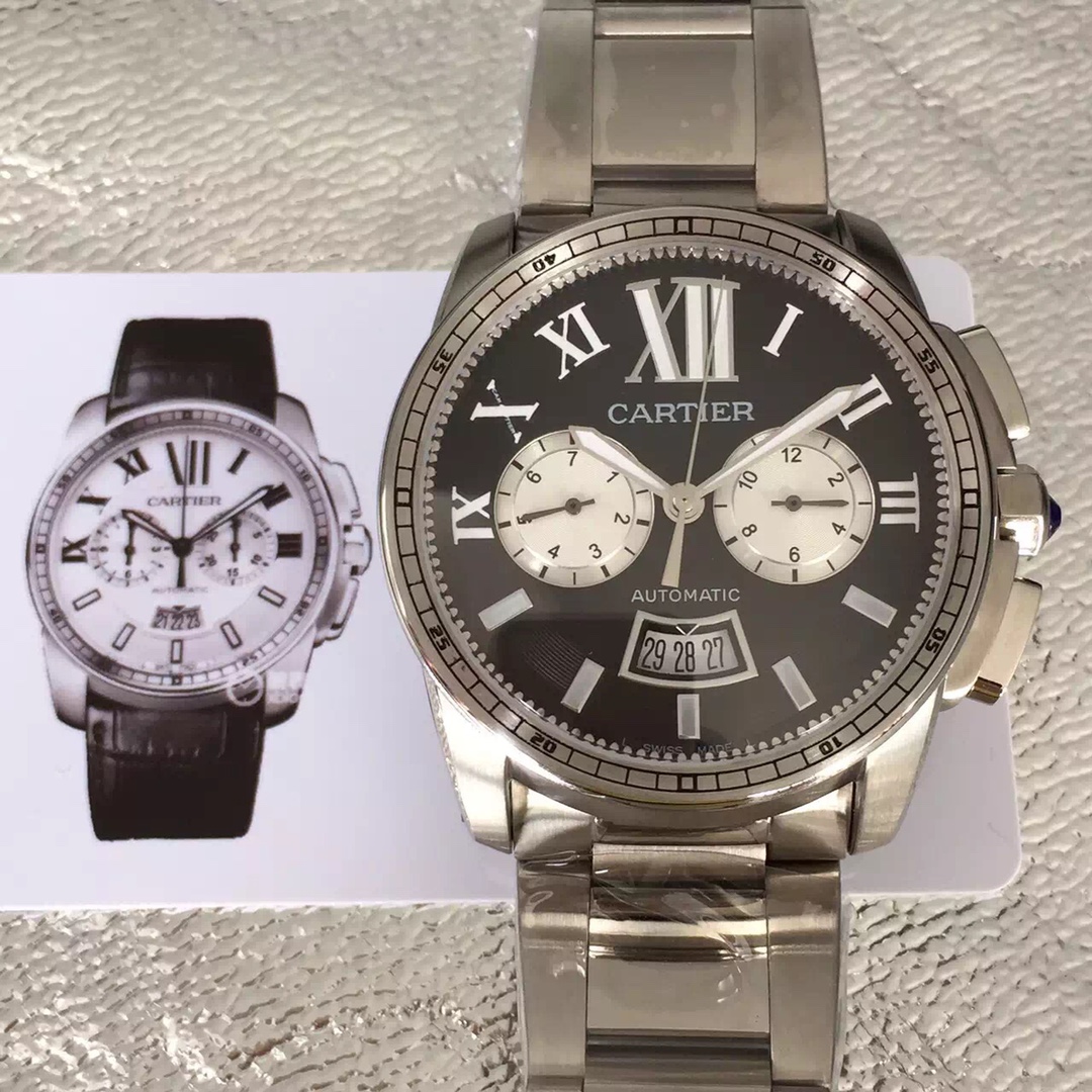 Cartier Calibre Chronograph Men's Watch(1:1 replica)