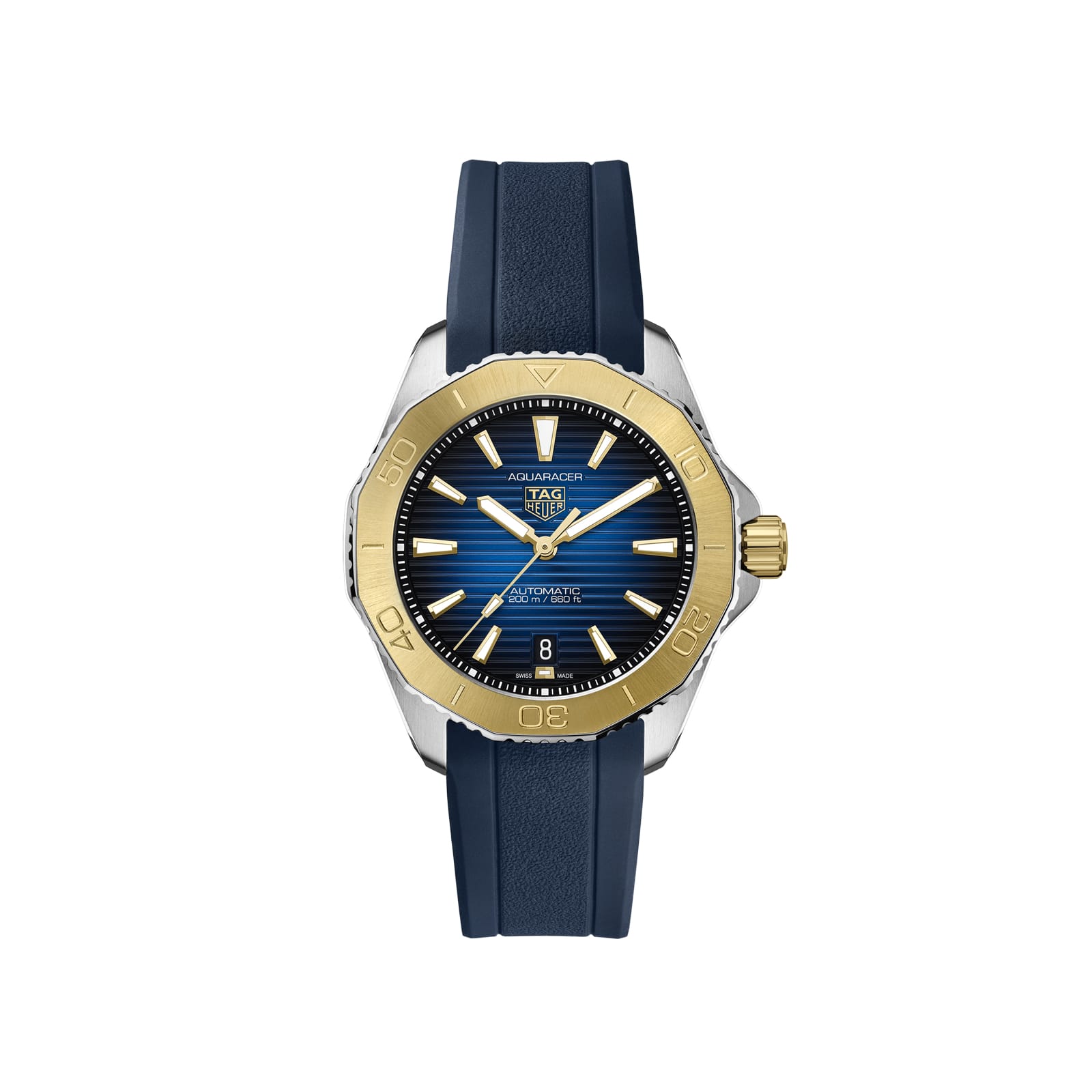 TAG Heuer Replica Watch Aquaracer Professional 200 Date Automatic 40 mm Steel and Gold(1:1 replica)