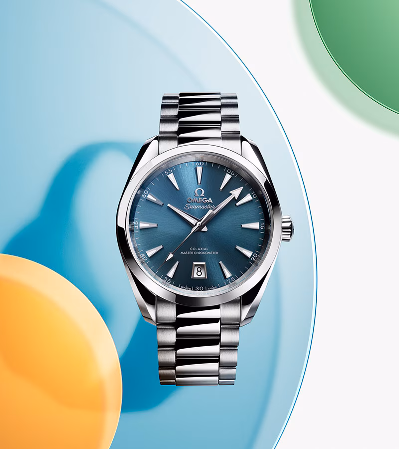 Seamaster Aqua Terra 150m Co-Axial Master Chronometer 38mm 'Atlantic Blue' Dial On Bracelet(1:1 replica)