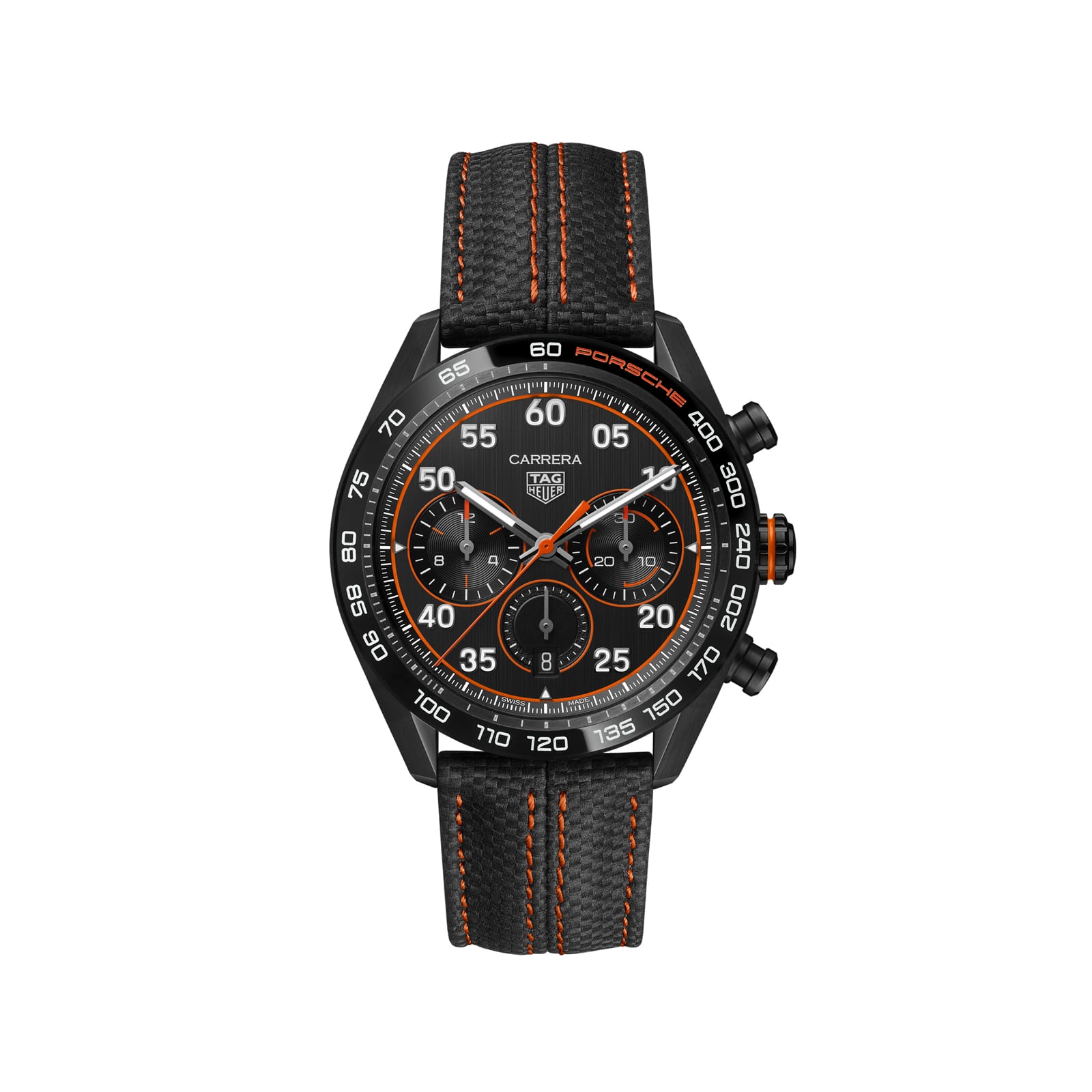 TAG Heuer Replica Watch Carrera Chronograph X Porsche Orange Racing Automatic 44 mm Steel & Ceramic(1:1 replica)