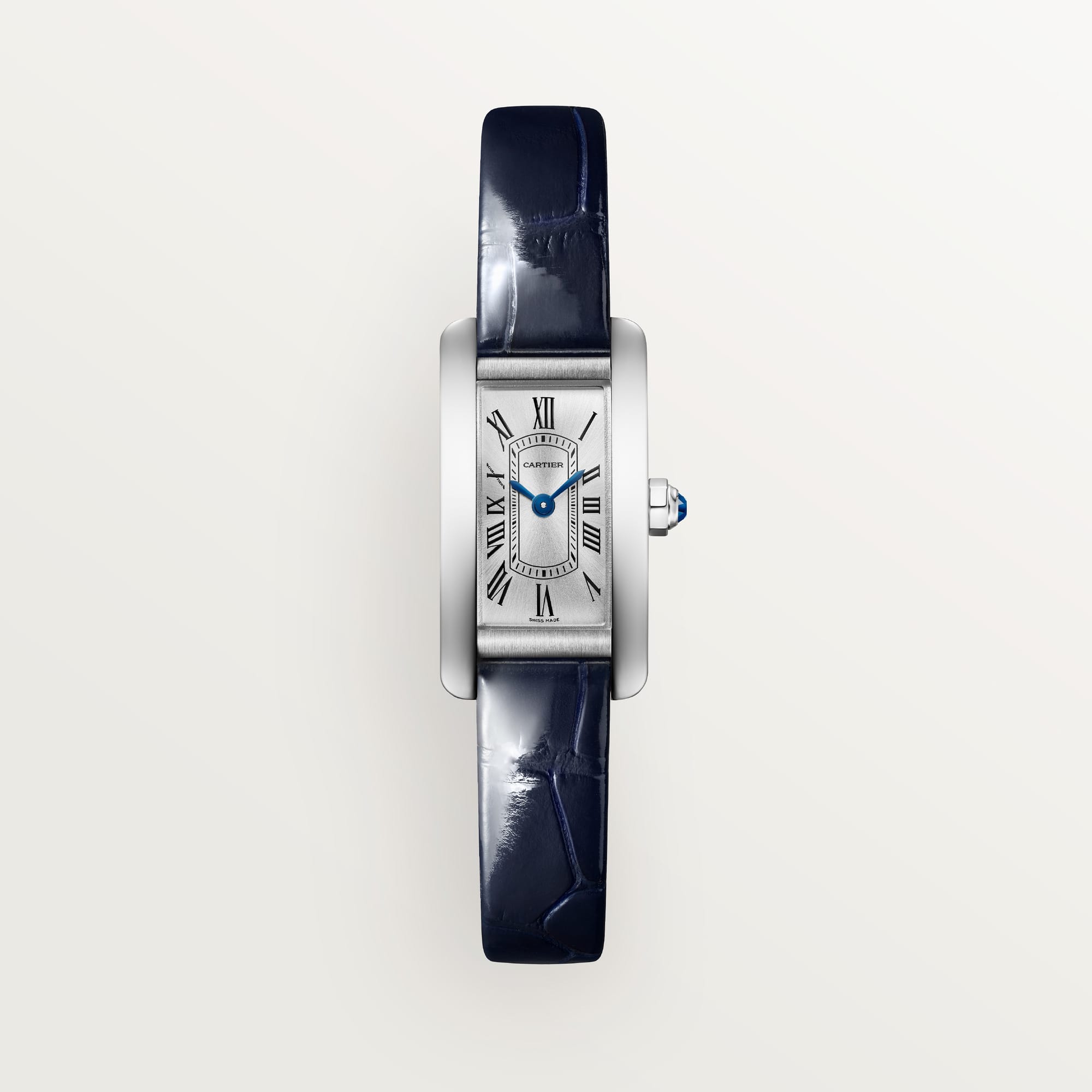 fake cartier watch Tank Americaine mini model quartz movement(1:1 replica)