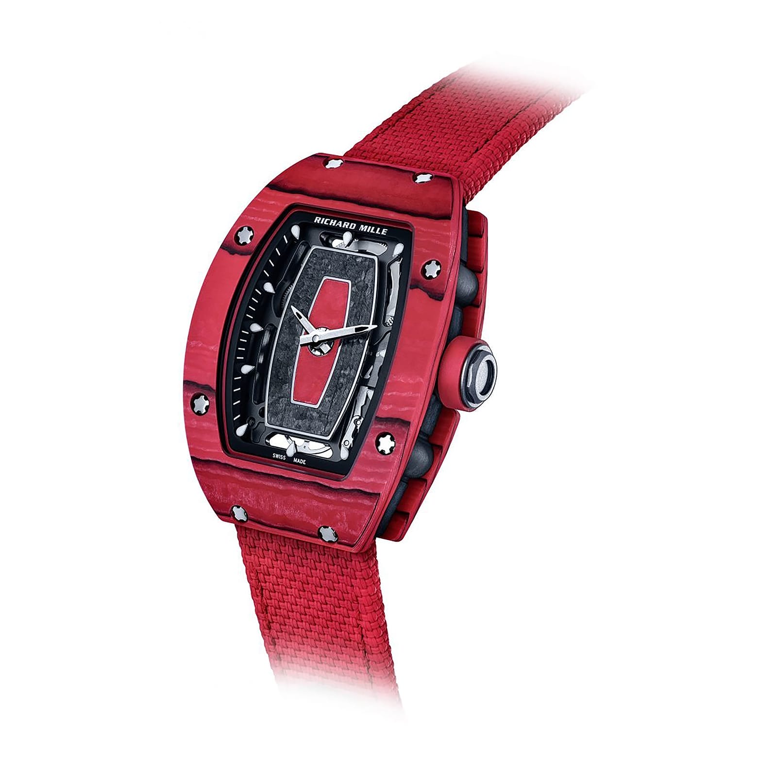Fake Richard Mille Replica Watch RM 07-01 Automatic Winding Racing Red Limited Edition(1:1 replica)