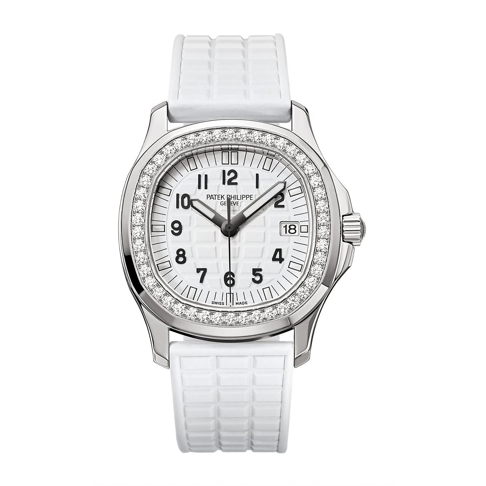 Fake Patek Philippe Replica Watch Aquanaut Ladies Stainless Steel Composite 5067A-024 TWF(1:1 replica)