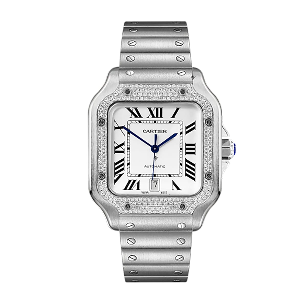 Fake Cartier Replica Watch Santos Limited Edition Black Custom(1:1 replica)