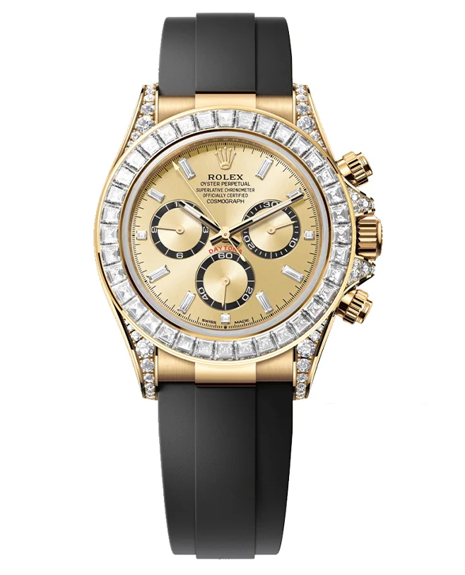 Rolex Cosmograph Daytona Oyster, 40 mm, yellow gold and diamondsReference 126538TBR(1:1 replica)