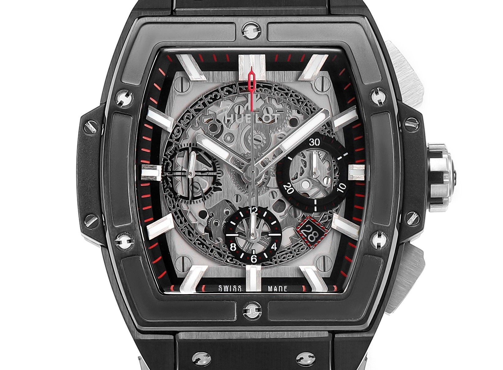 Hublot SPIRIT OF BIG BANG Chronograph, 45 mm Textured rubber strap(1:1 replica)