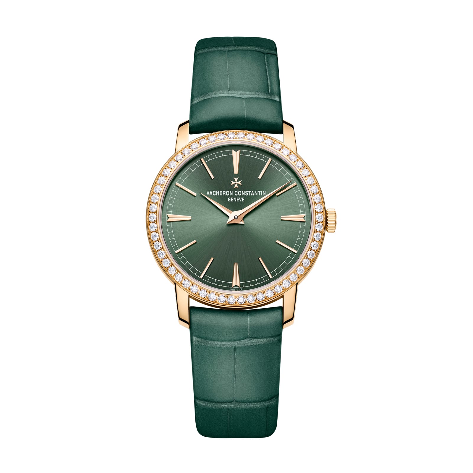 Replica Watches Fake Vacheron Constantin Traditionnelle manual-winding 33 MM PINK GOLD(1:1 replica)