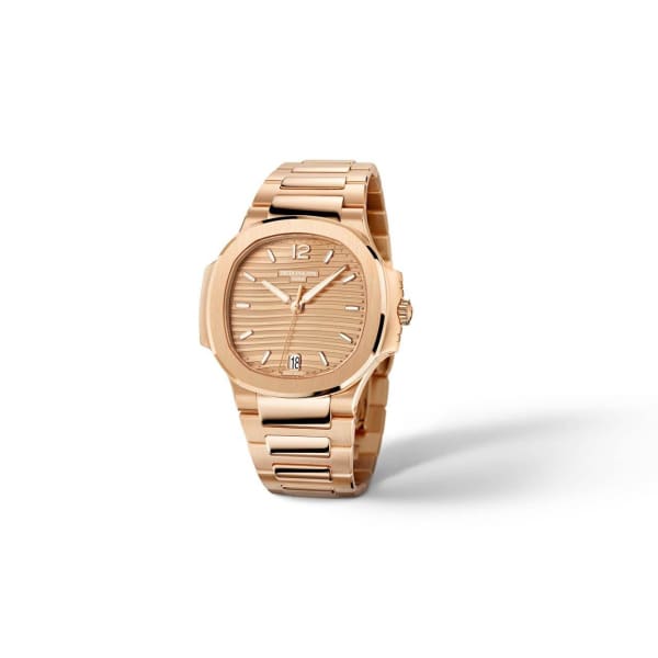 Patek Philippe Nautilus Rose Gold 7118-1R-010 with Golden Brown Opaline dial(1:1 replica)