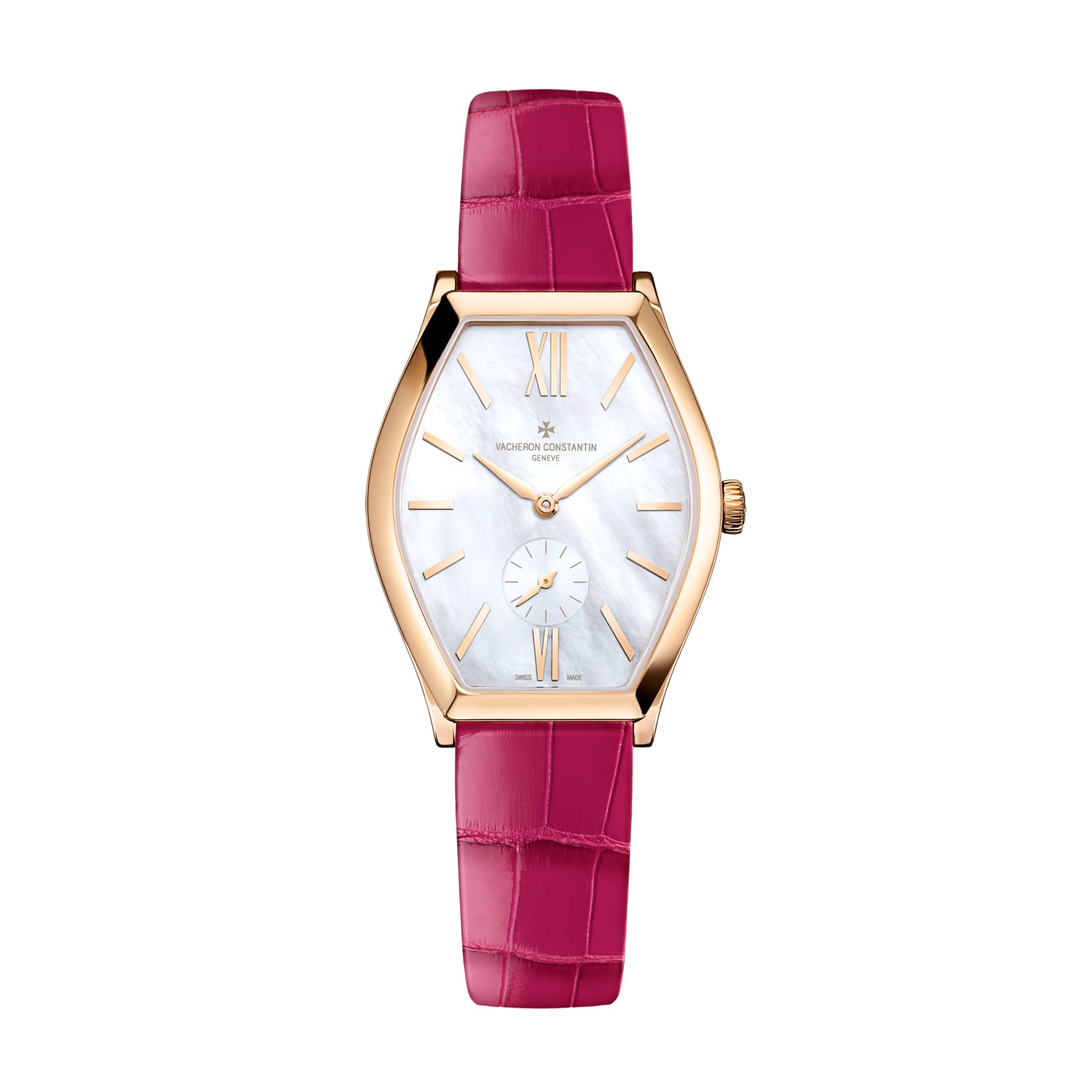 Replica Watches Fake Vacheron Constantin Malte manual-winding 34.4X28.4 MM PINK GOLD(1:1 replica)
