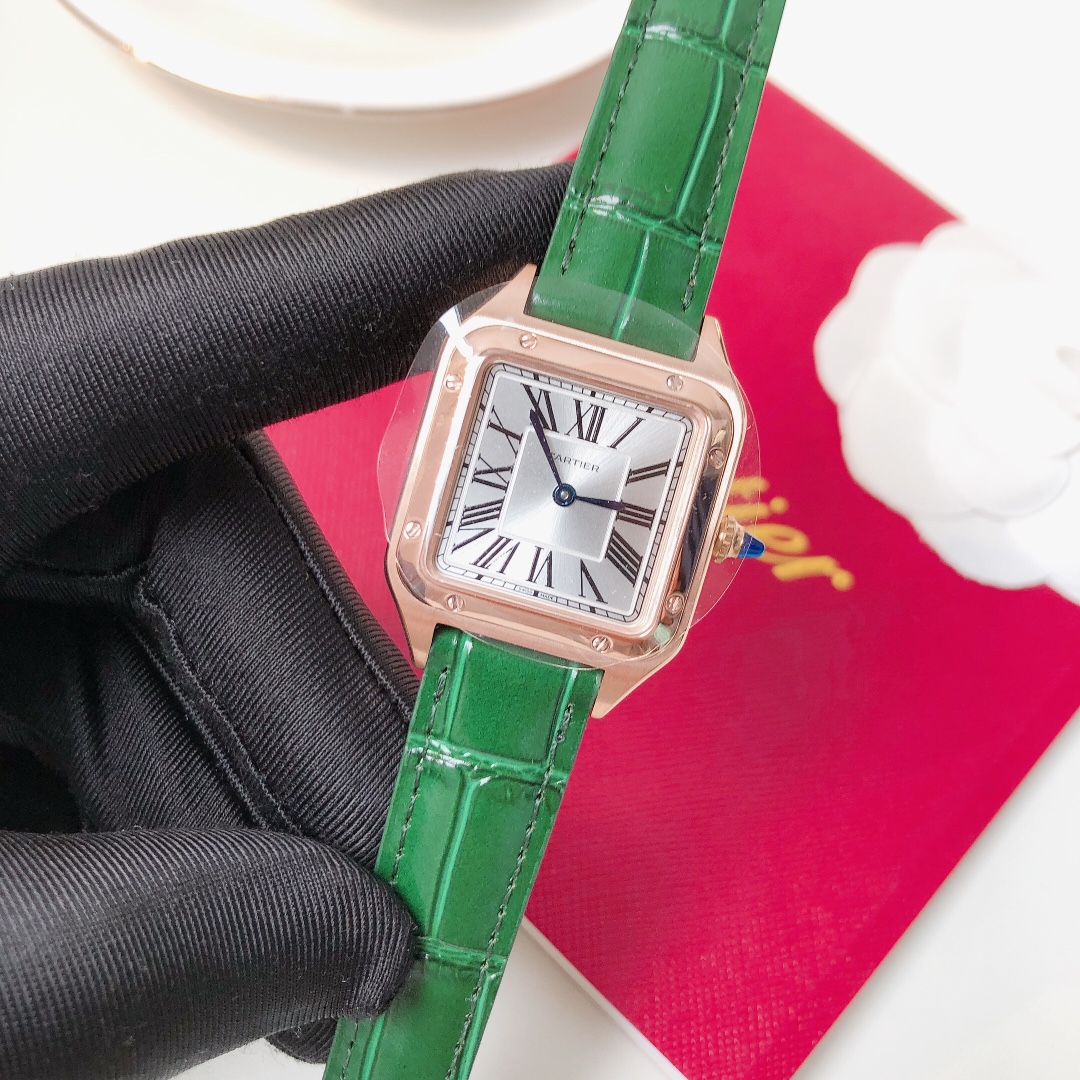 Santos Demoisell - Steel Mini - Green Gold Colour(1:1 replica)