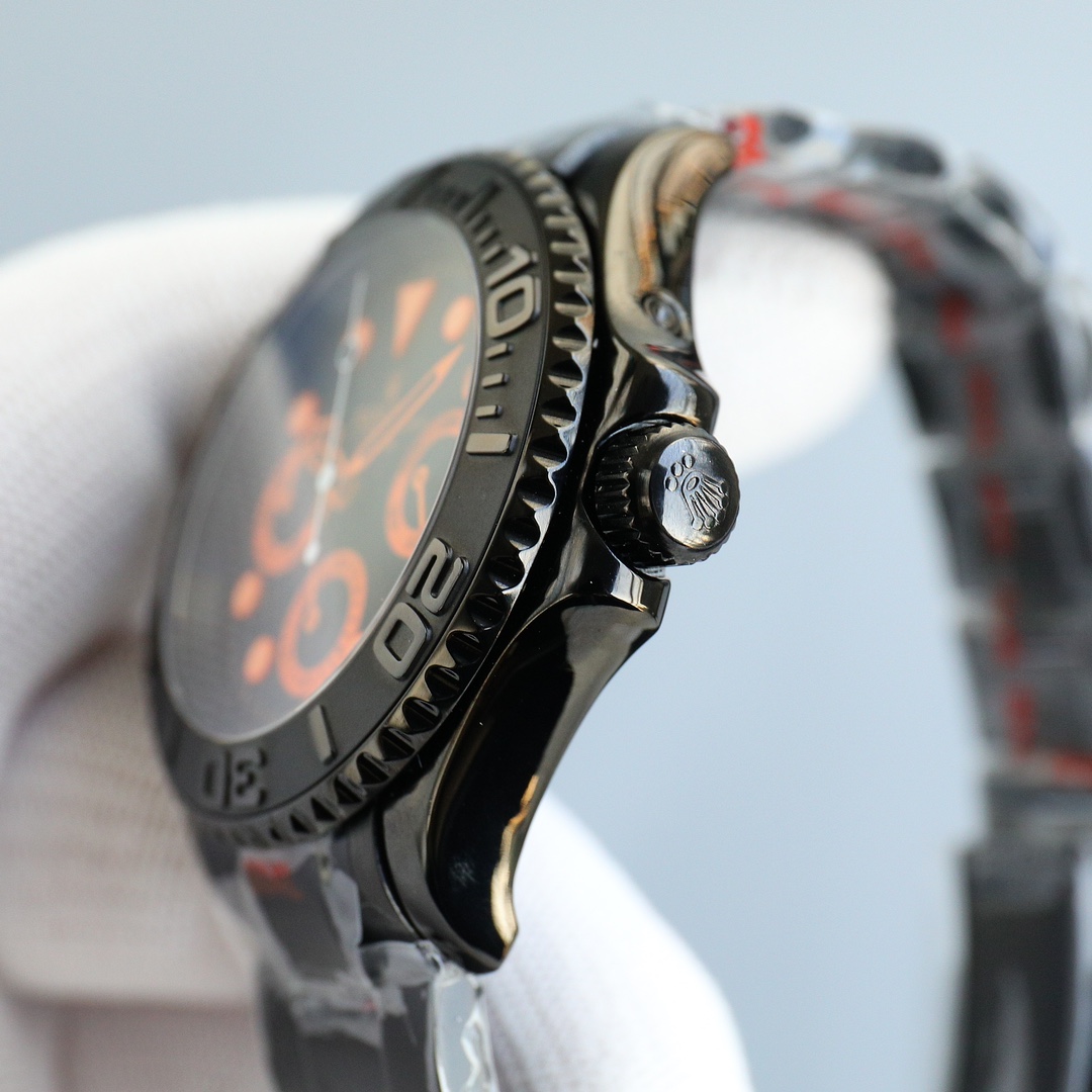 Rolex All Black Yacht Series - Versatile Limited Edition - Maximum Configuration - 40MM - Orange(1:1 replica)