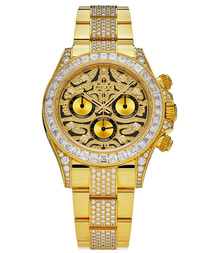Rolex Daytona Eye of the Tiger Yellow Gold 116598TBR(1:1 replica)