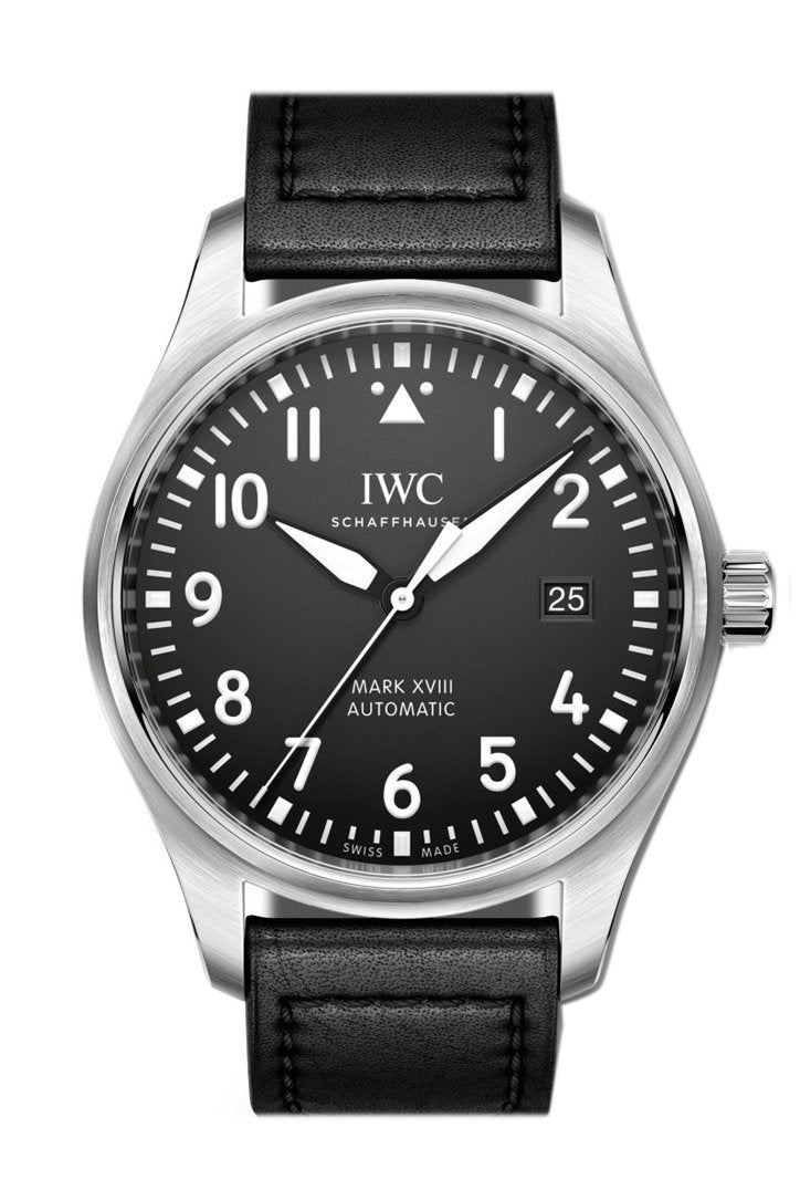IWC Pilot's Mark XVIII Automatic Black Dial 40mm Men's Watch IW327001(1:1 replica)