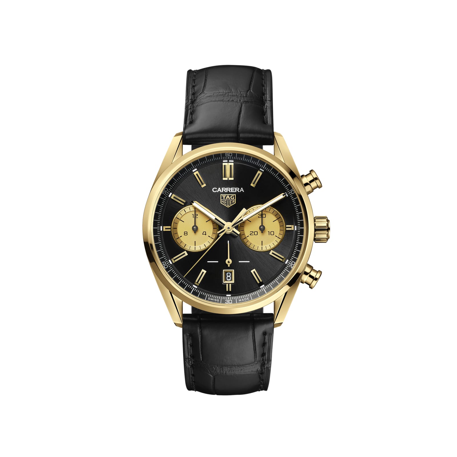 TAG Heuer Replica Watch Carrera Chronograph Automatic 42 mm Gold 3N(1:1 replica)