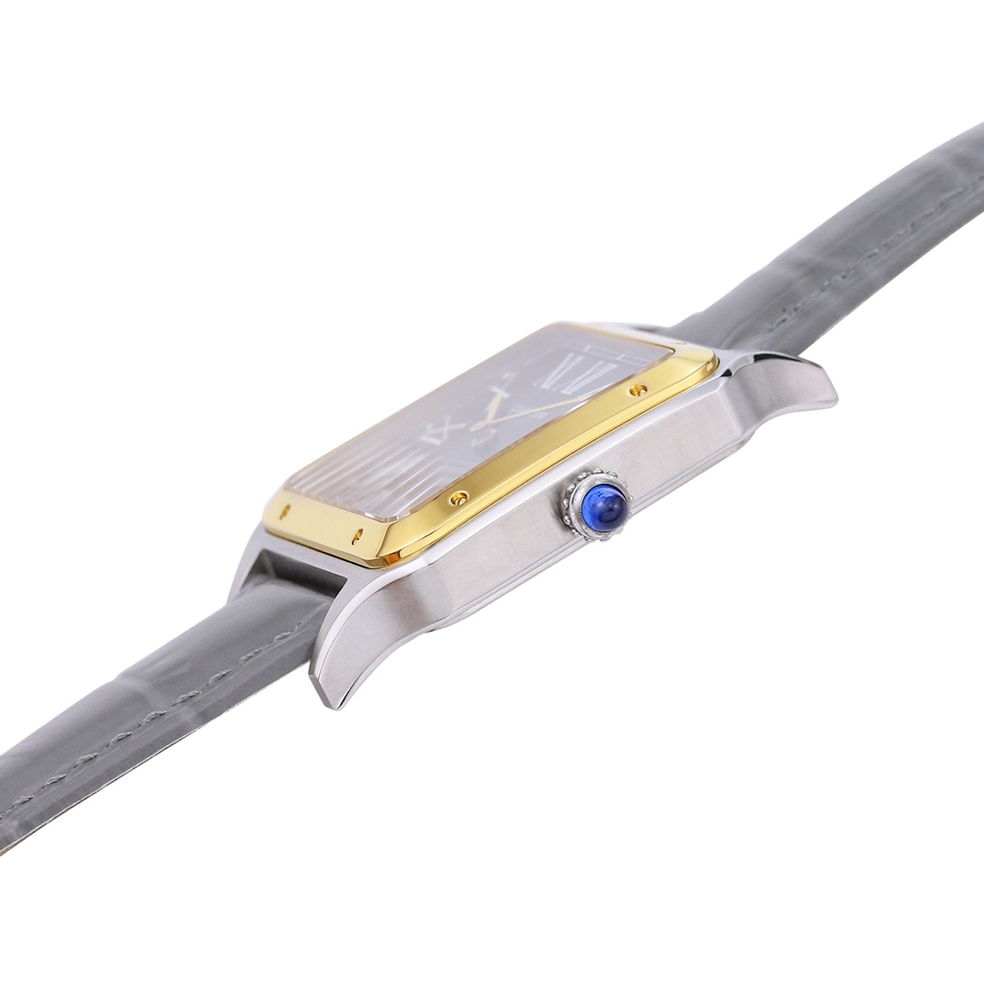 Cartier Santos Dumont Women's 44mm Couple's Watch - Gold Grey(1:1 replica)