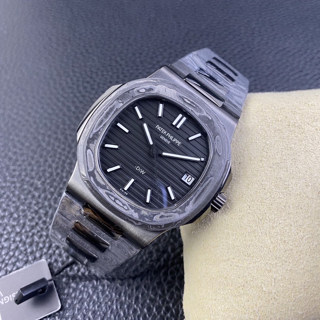 Best Fake Patek Philippe Replica Watch Nautilus All Carbon Black The Black Grail Project(1:1 replica)