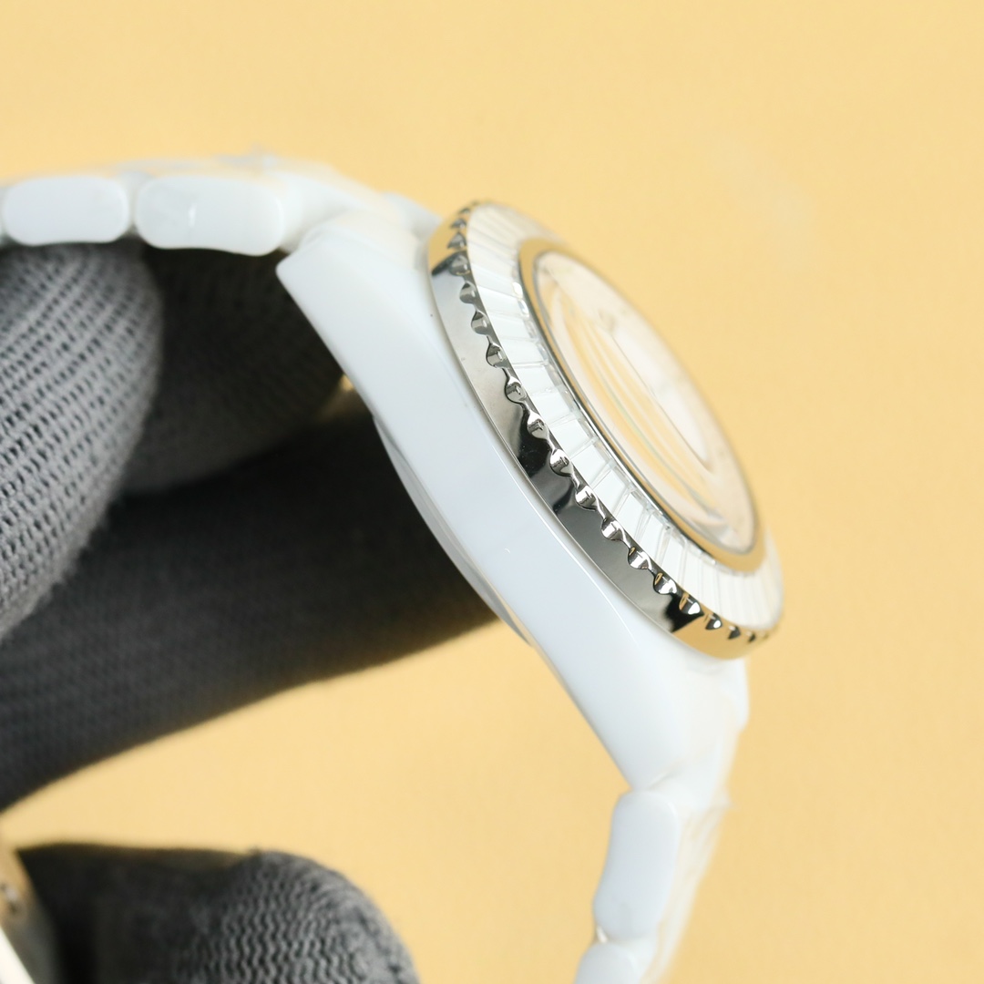 SUPER CERAMIC NEW - CHANEL EXCLUSIVE CALIBER 12.2 WATCH 33mm GODDESS BENEFIT - WHITE(1:1 replica)