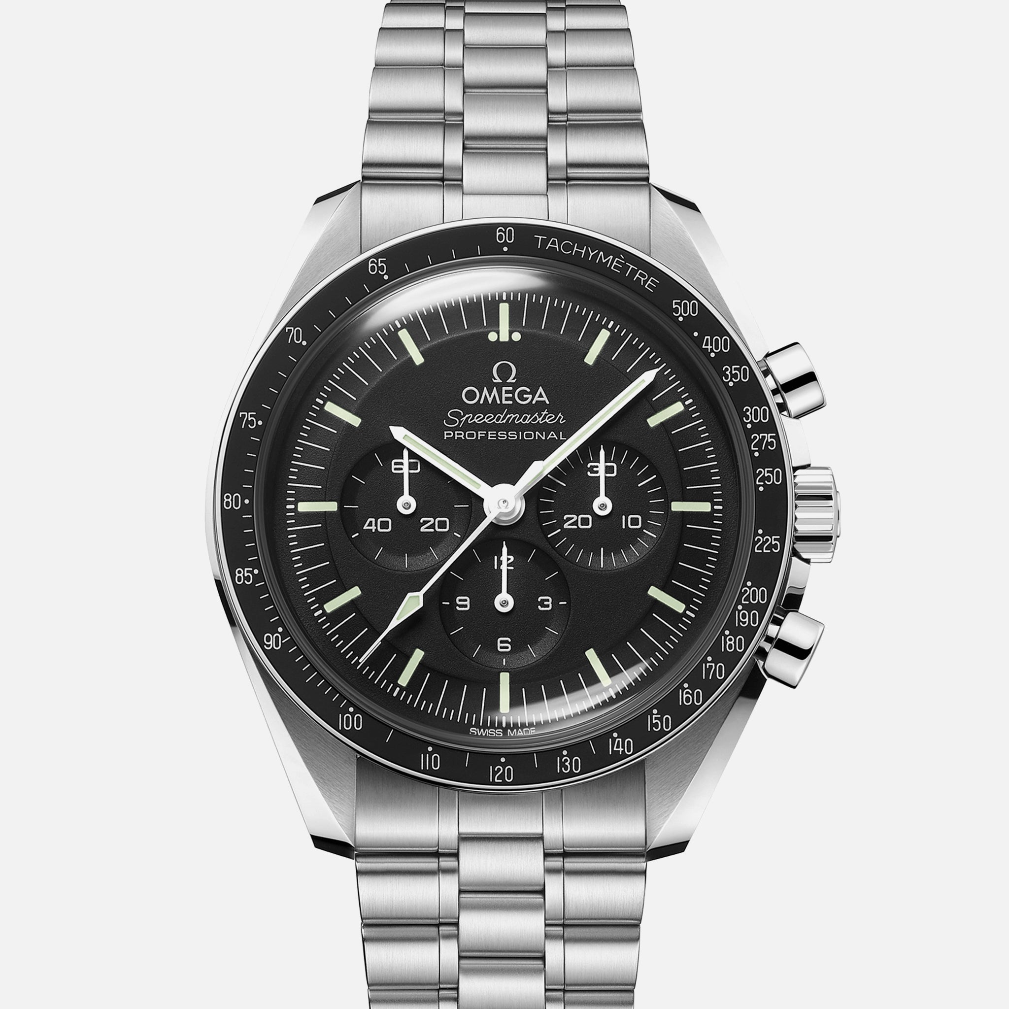 Speedmaster Moonwatch Professional Co-Axial Master Chronometer Chronograph 42mm Hesalite Crystal On Bracelet With Caliber 3861(1:1 replica)