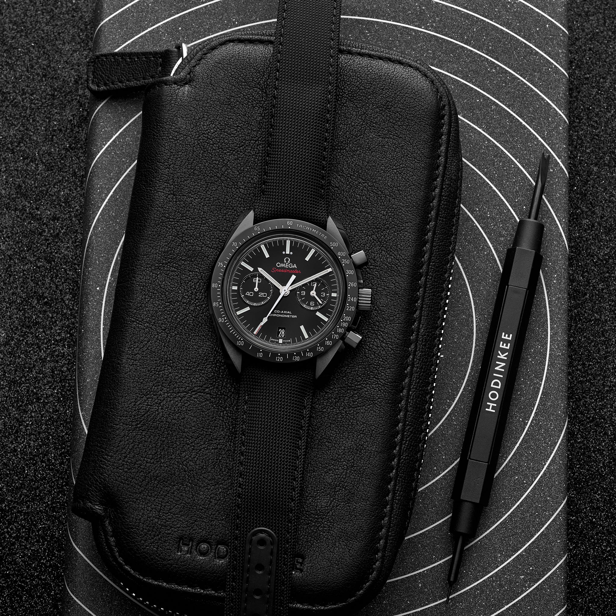 Speedmaster Moonwatch Co-Axial Chronograph 44.25mm 'Dark Side Of The Moon'(1:1 replica)